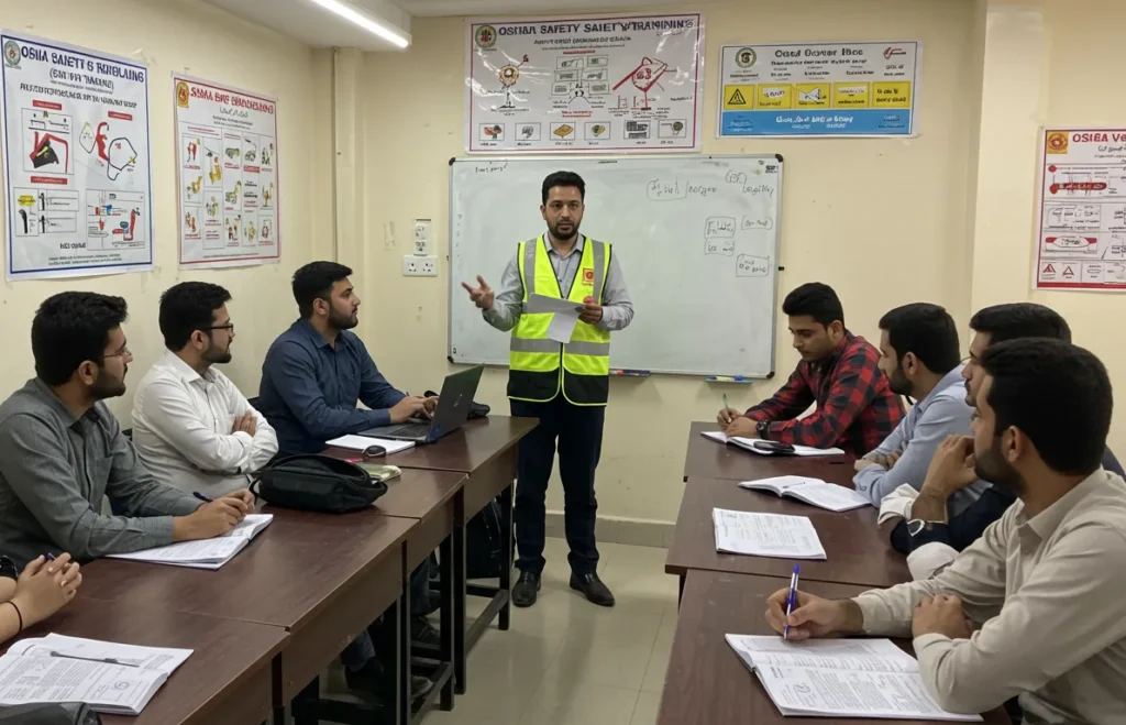 OSHA Safety Course or OSH Affiliated
